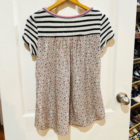 {Akemi+Kin} Floral Striped Top by Anthropologie - Picture 4 of 9